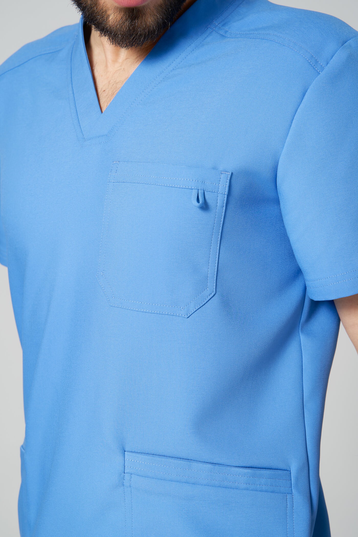 Bluza medyczna męska AXIS azure blue