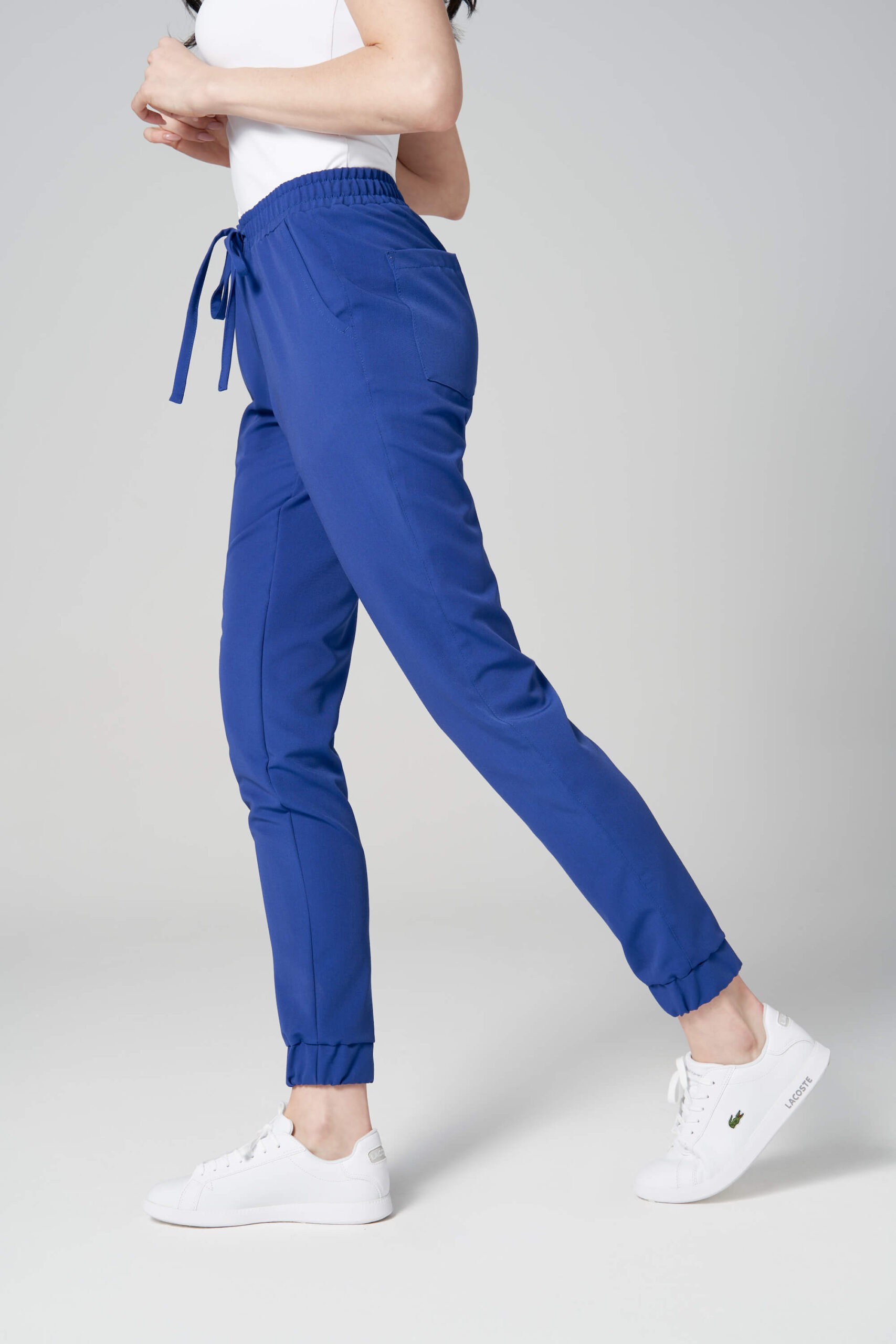 Spodnie medyczne damskie joggery TIBIA healing blue
