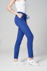 Spodnie medyczne damskie SELLA healing blue