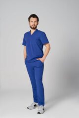 Spodnie medyczne męskie MARGO healing blue