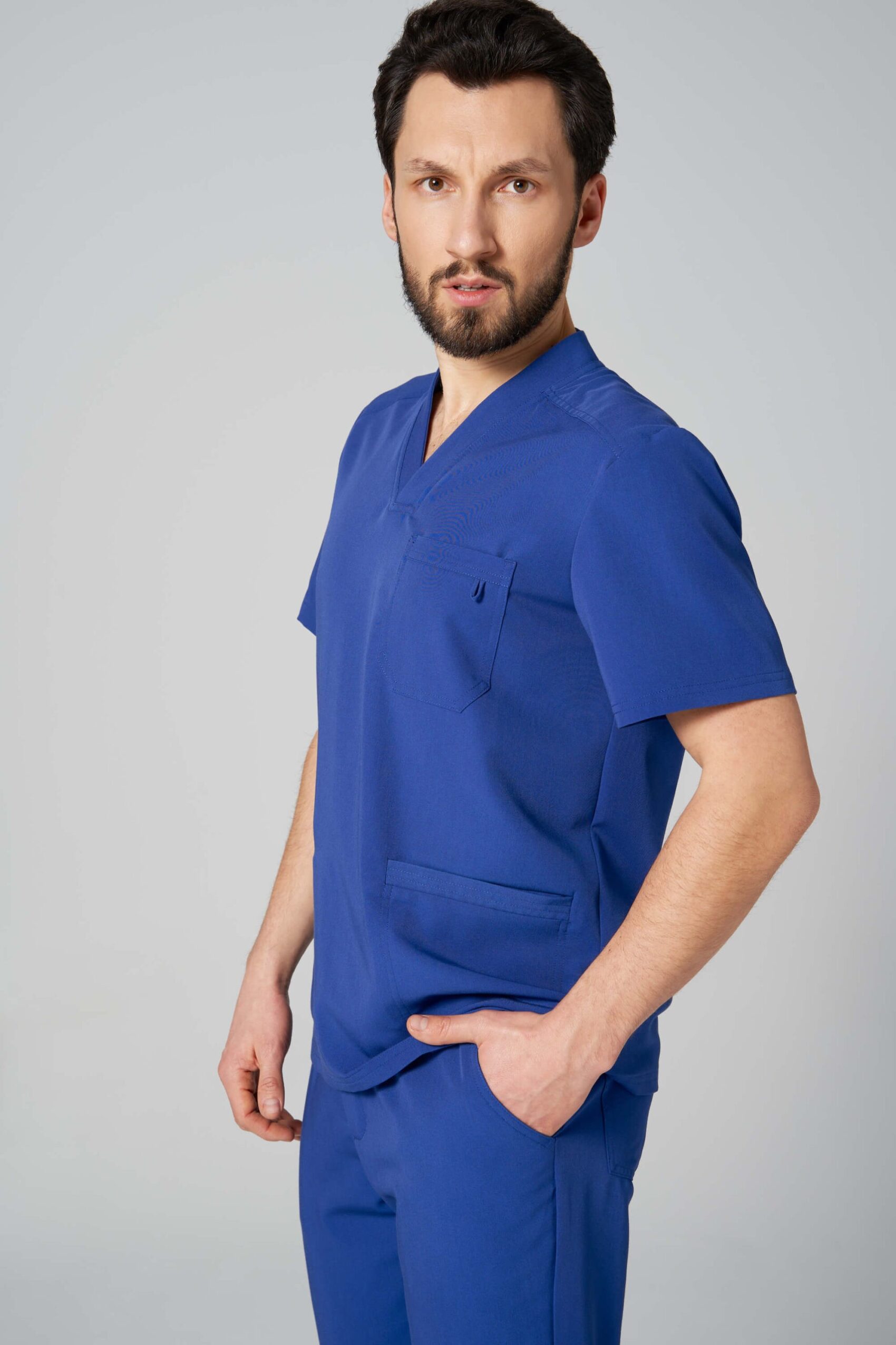 Bluza medyczna męska AXIS healing blue