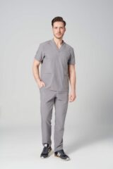 Spodnie medyczne męskie MARGO stony grey