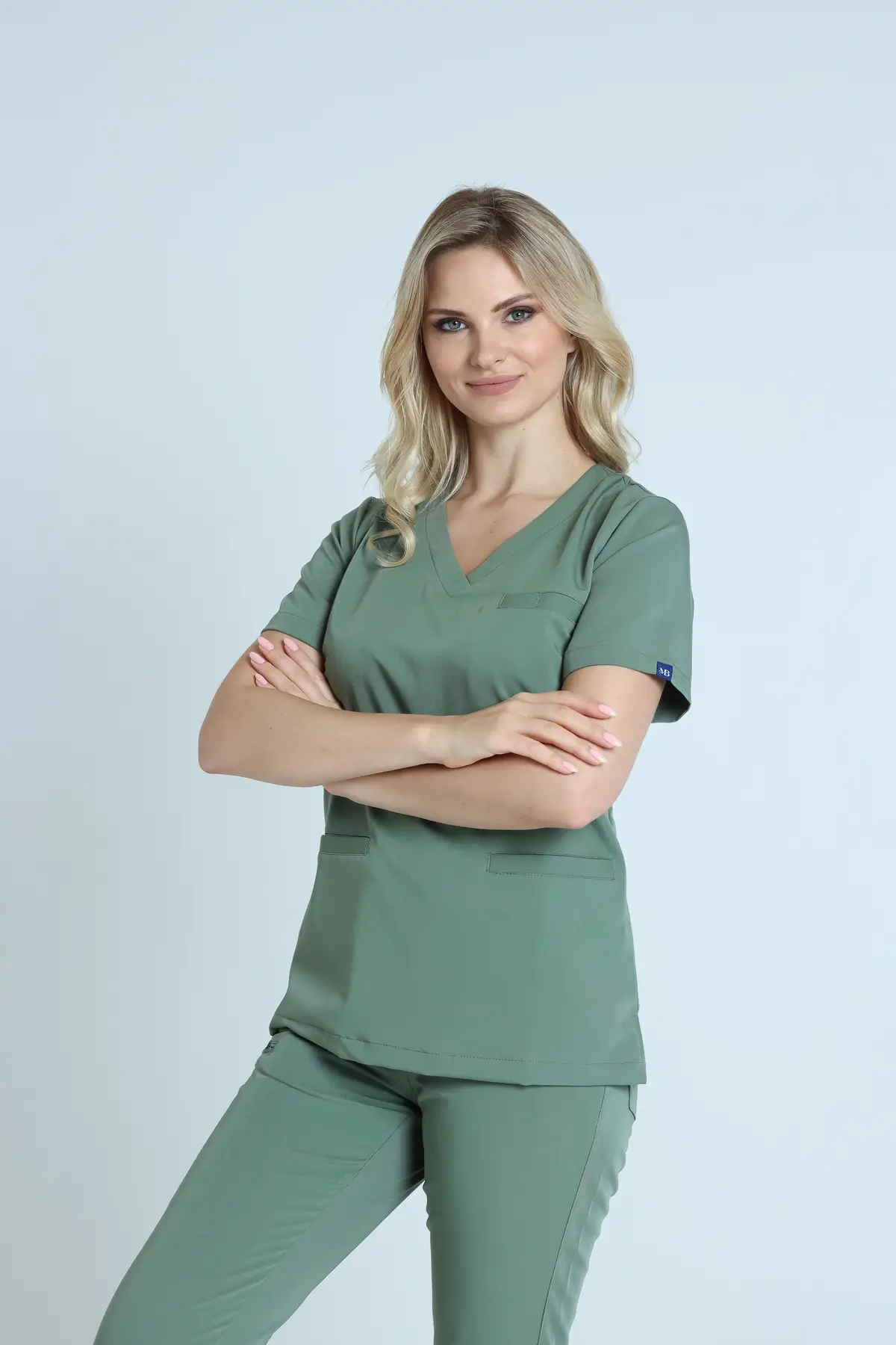 Bluza medyczna damska Valva olive green